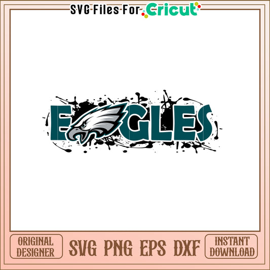 Eagles SVG Design Team Spirit Graphic