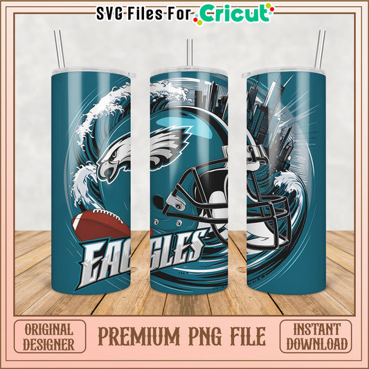 Eagles Tumbler PNG Sublimation Design