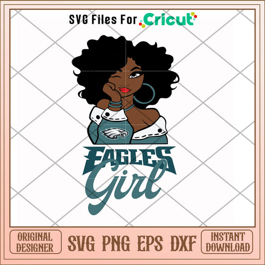 Eagles Girl nfl footbal team svg, Eagles svg, new nfl svg