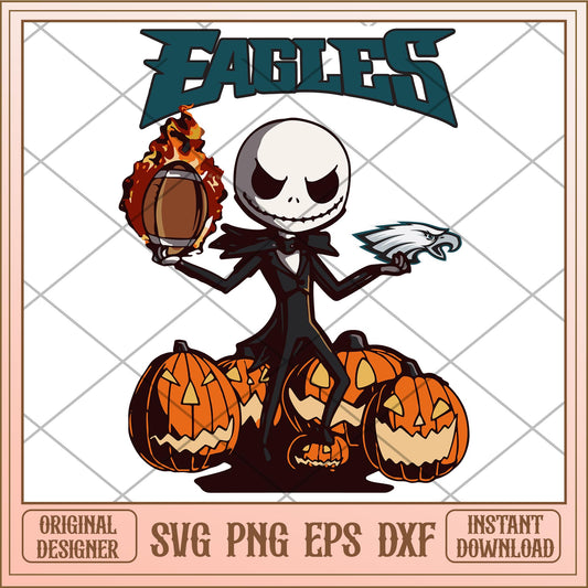 Eagles Jack bundle svg, The Nightmare Before Christmas Svg, digital download