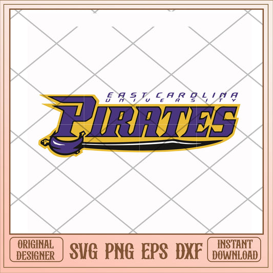 East Carolina University Pirates svg, pirates svg, ncaa svg