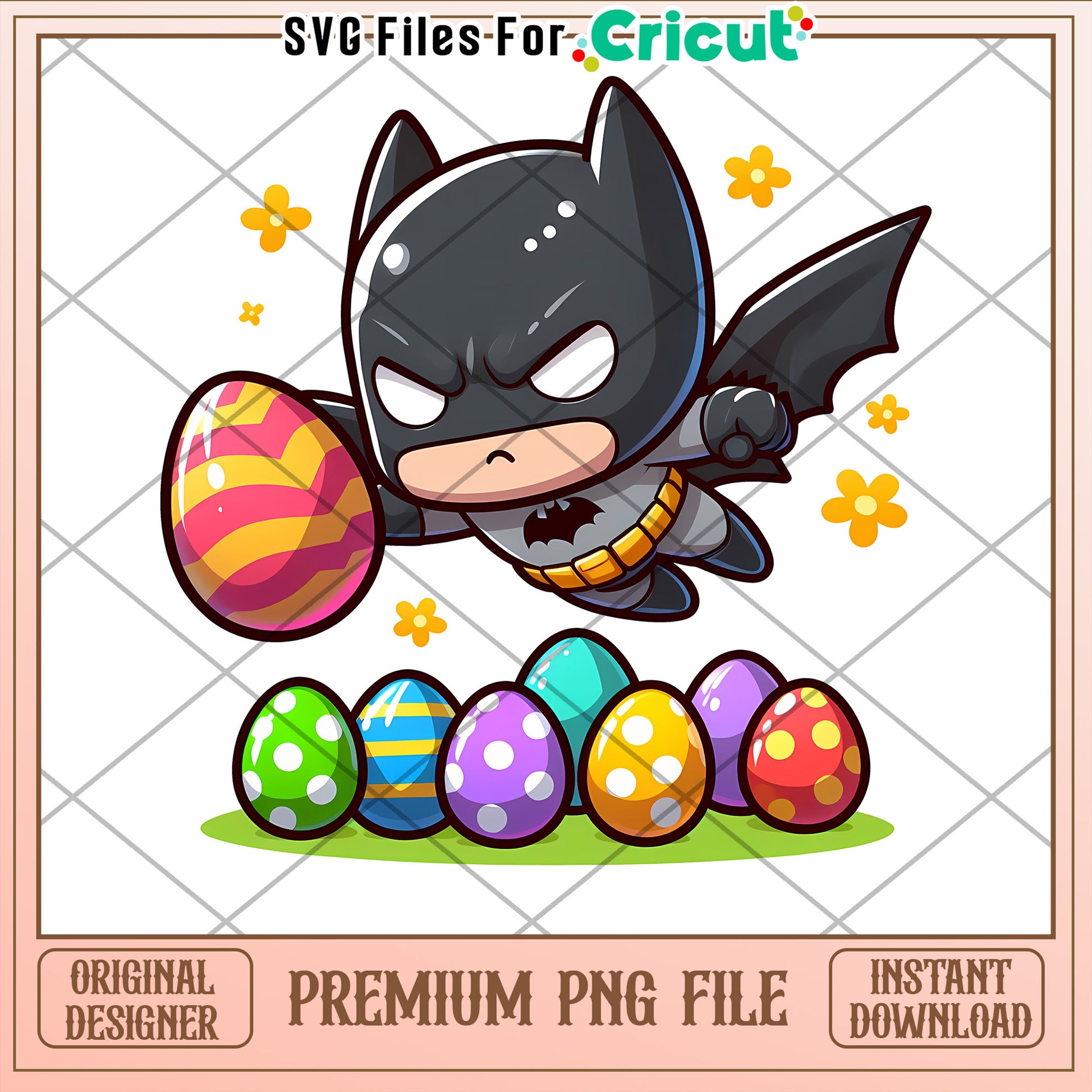 Easter Batman PNG Premium Cricut Design