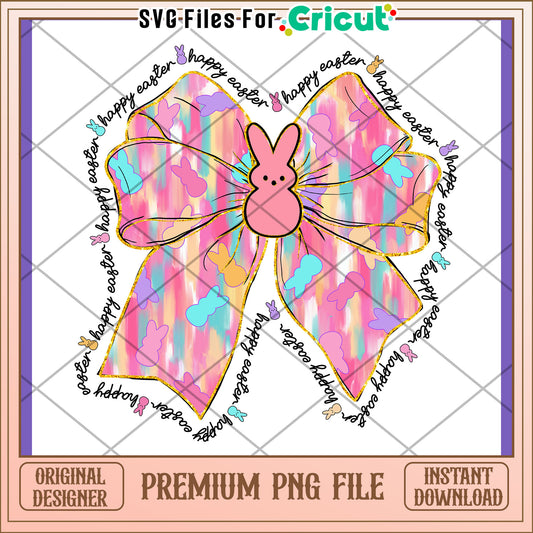 Easter Bunny Bow PNG Design