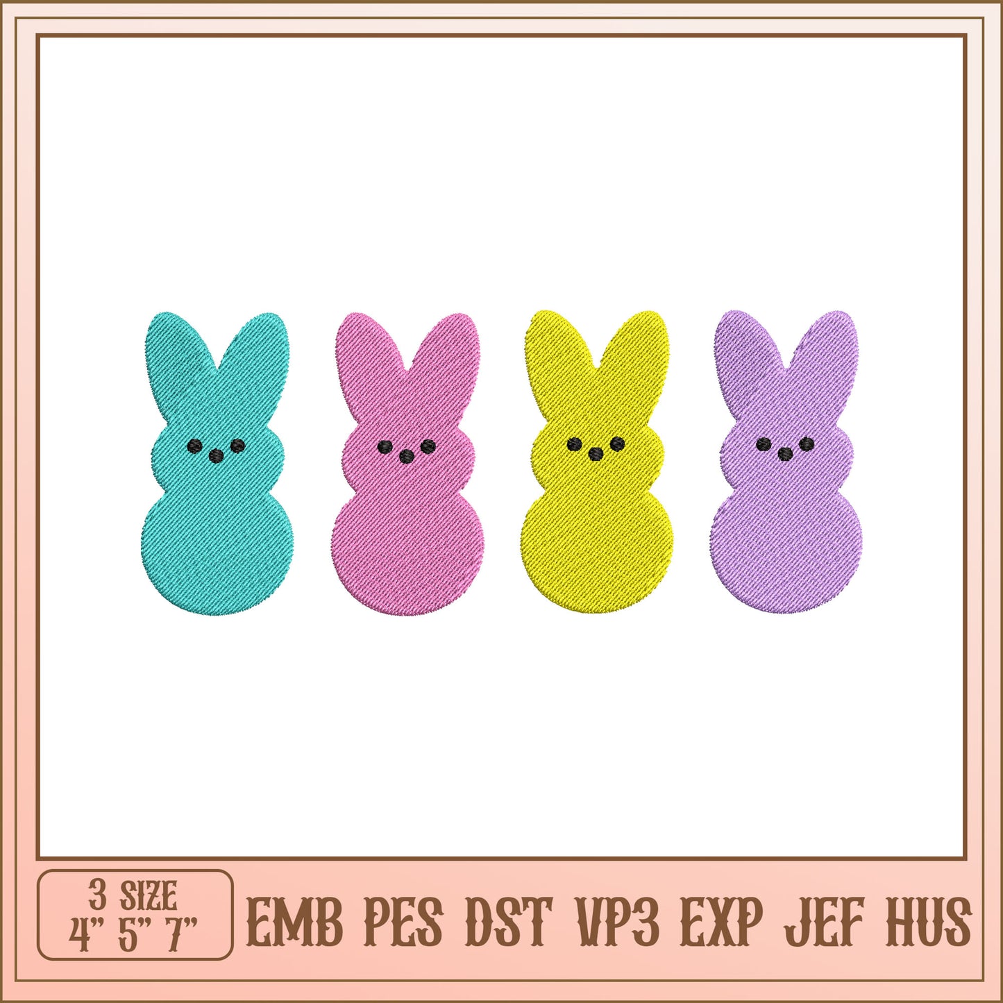 Easter Bunny Embroidery Designs