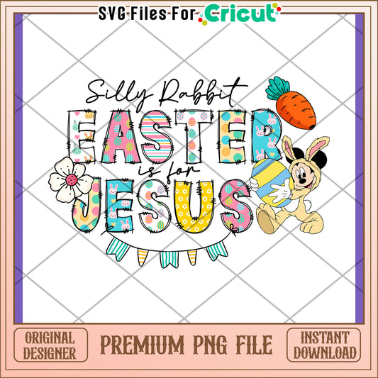 Easter Bunny Jesus PNG Design