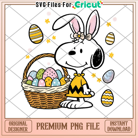 Easter Bunny PNG File for Cricut Crafting Projects Download