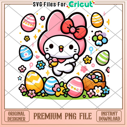 Easter Bunny PNG My Melody Design