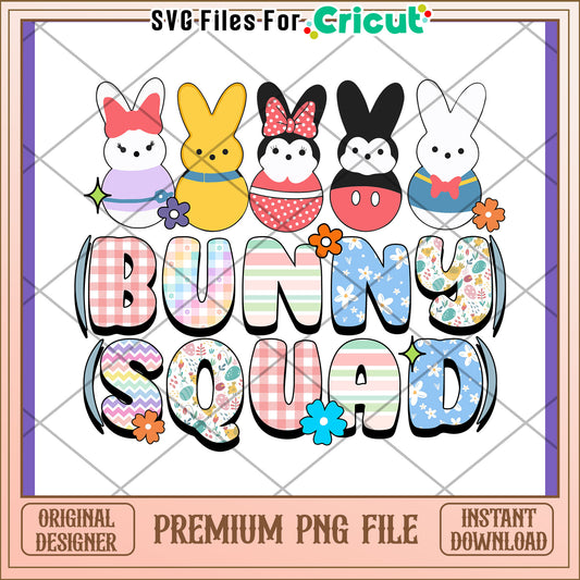 Easter Bunny Squad PNG Design