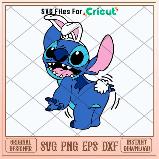 Easter Bunny Stitch Svg