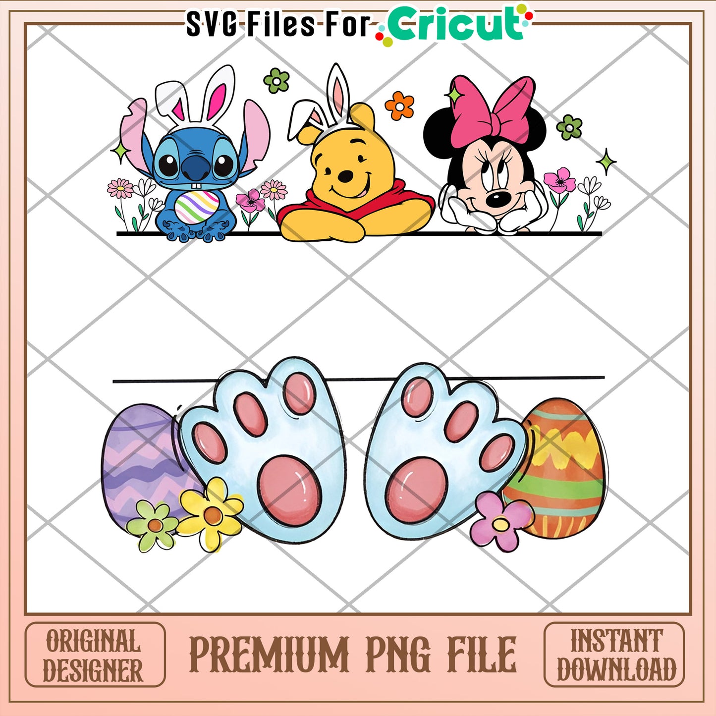Easter Disney PNG Cricut Design