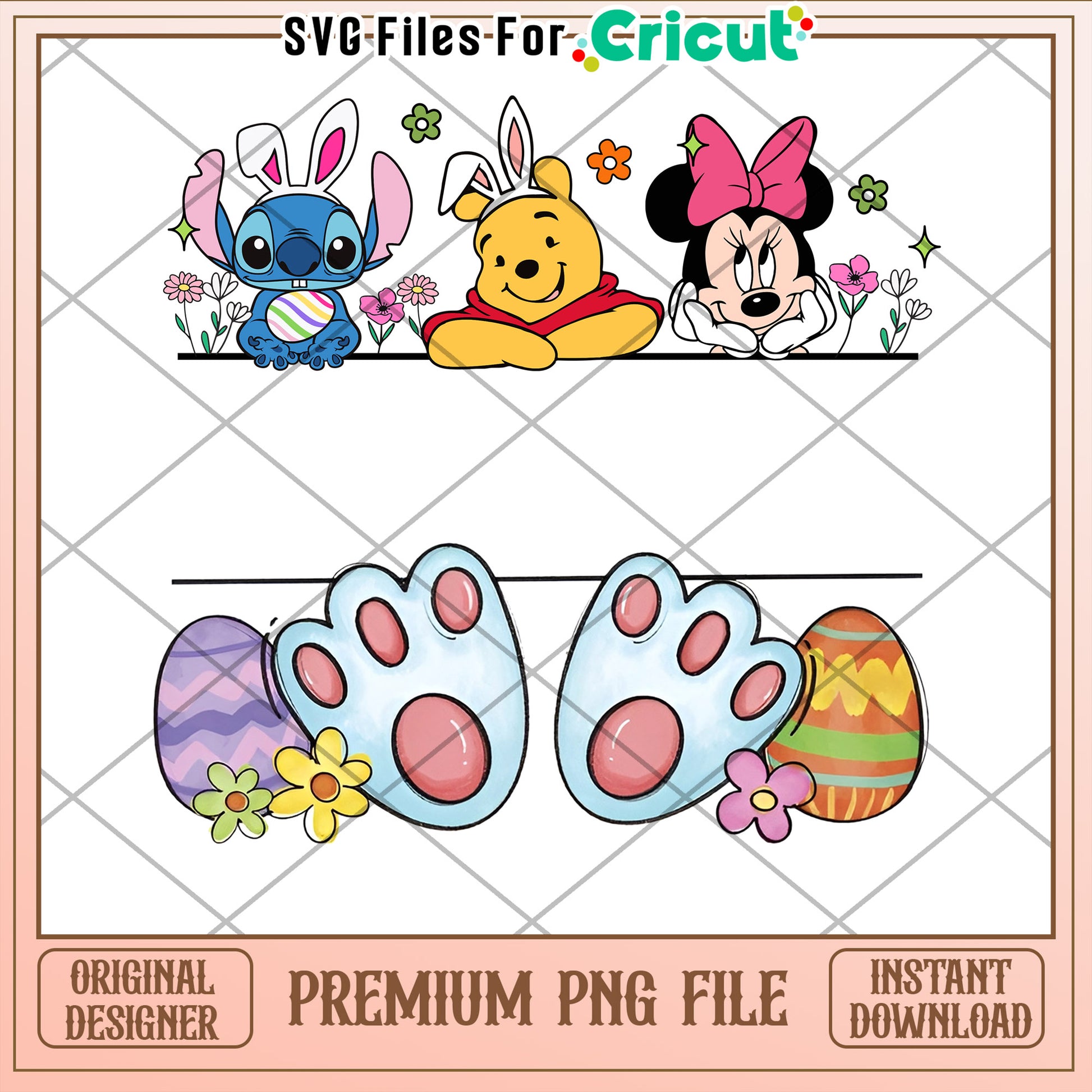 Easter Disney PNG Cricut Design