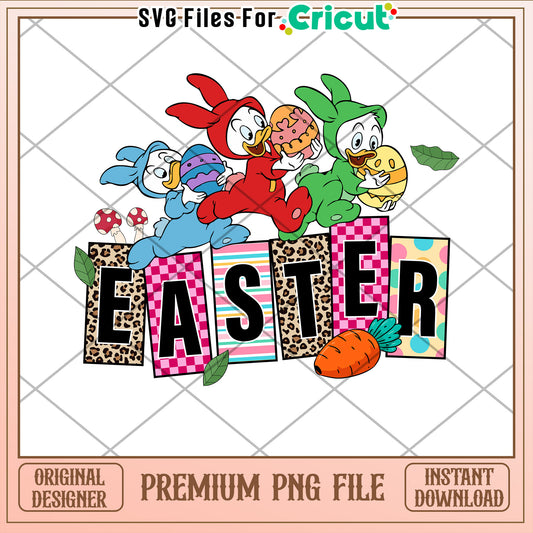Easter Ducklings PNG Sublimation Design