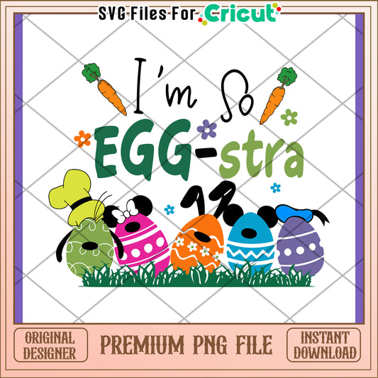 Easter Egg-stra PNG Design Download