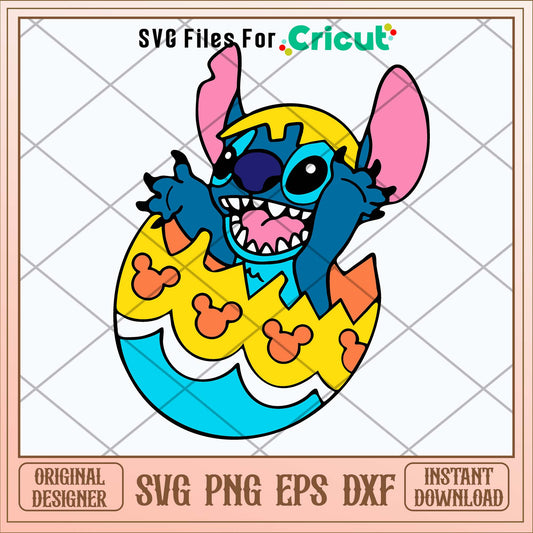 Easter Egg Stitch Svg