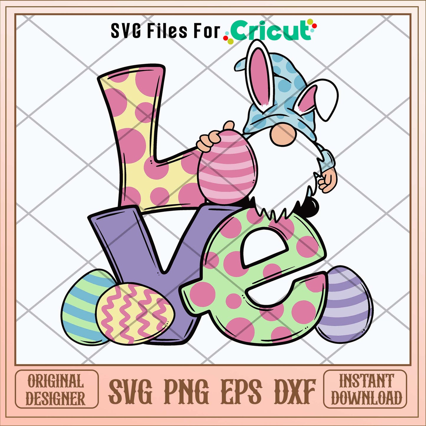 Easter Gnome Svg