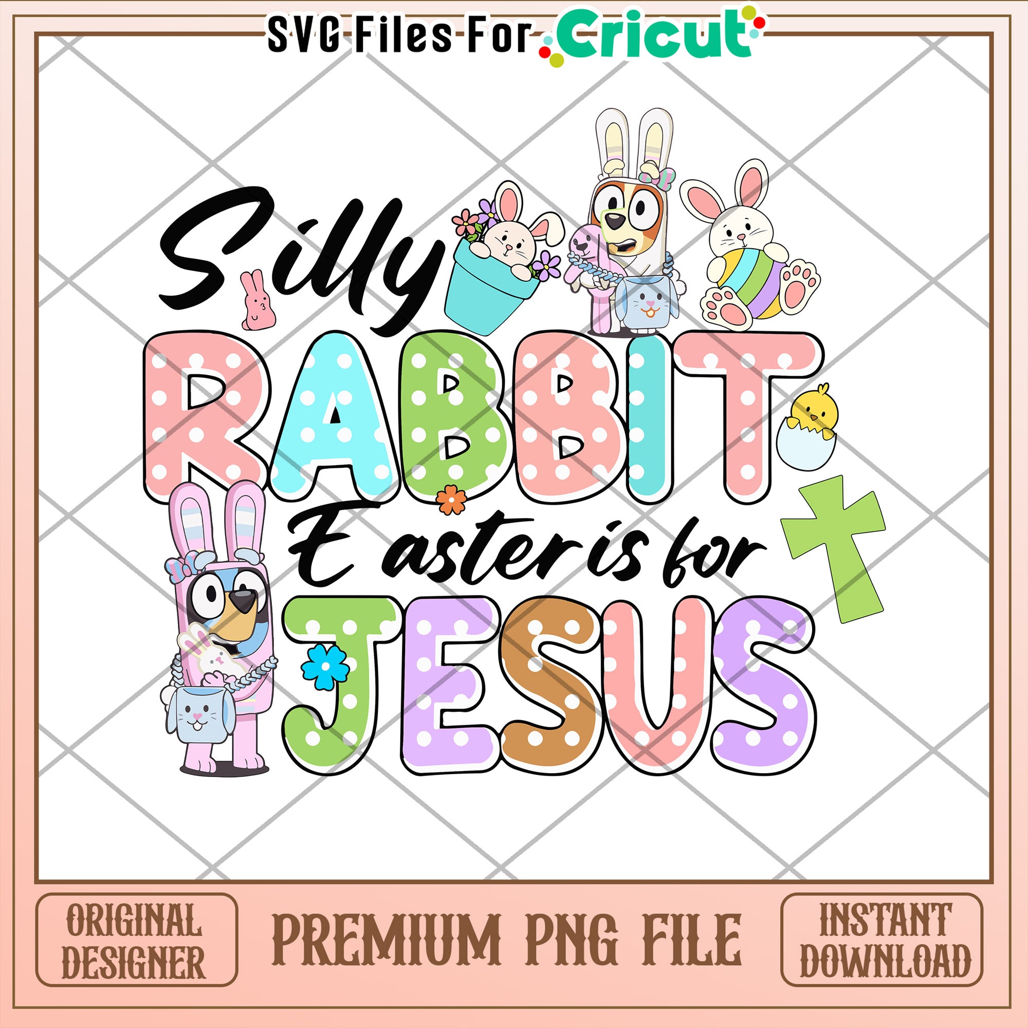 Easter Jesus Bunny PNG Sublimation Design – svg files for cricut