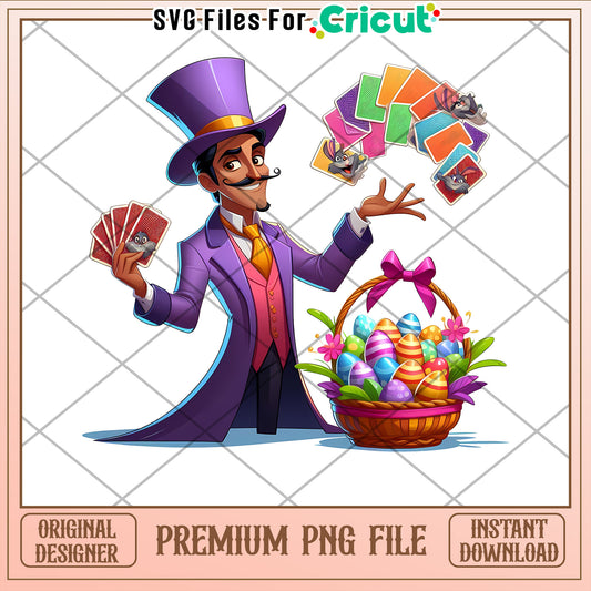 Easter Magician PNG Cricut Design