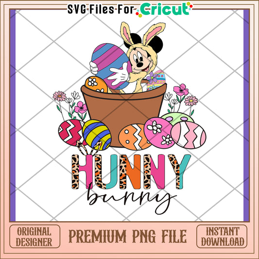 Easter Mickey Bunny PNG Design