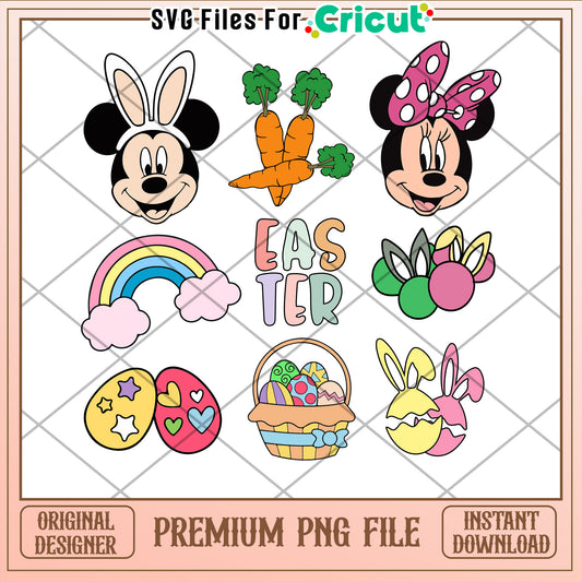 Easter Mickey Minnie PNG Images Download