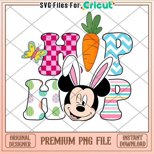Easter Mickey PNG Hip Hop Design
