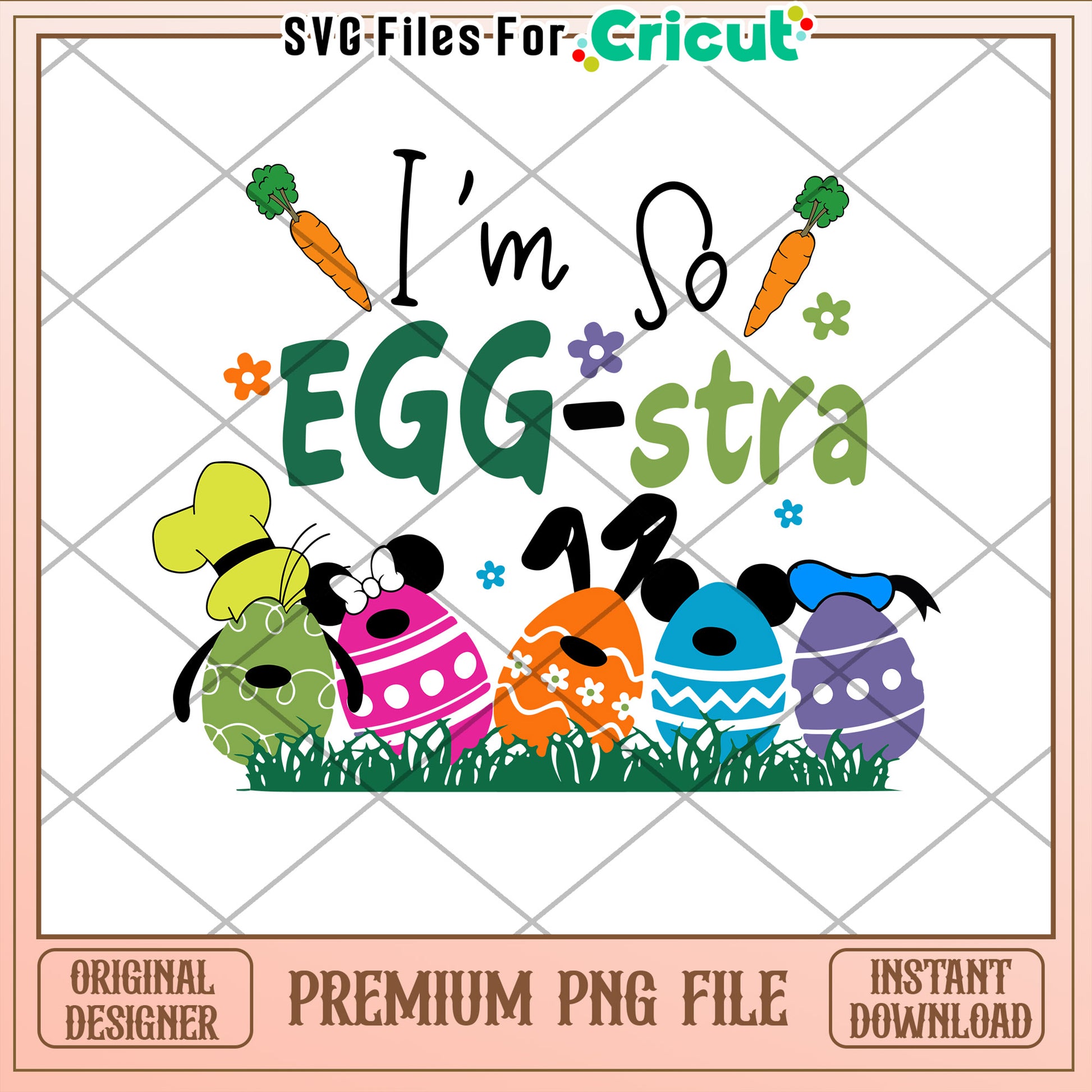 Easter Mickey PNG I'm So Egg-stra
