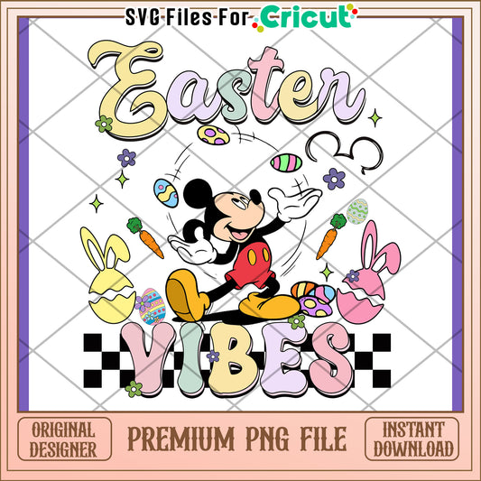 Easter Mickey PNG Sublimation Design