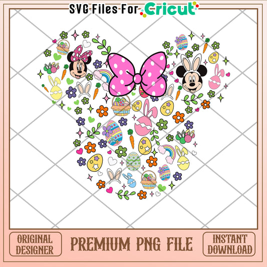 Easter Minnie Mouse PNG Cricut Design