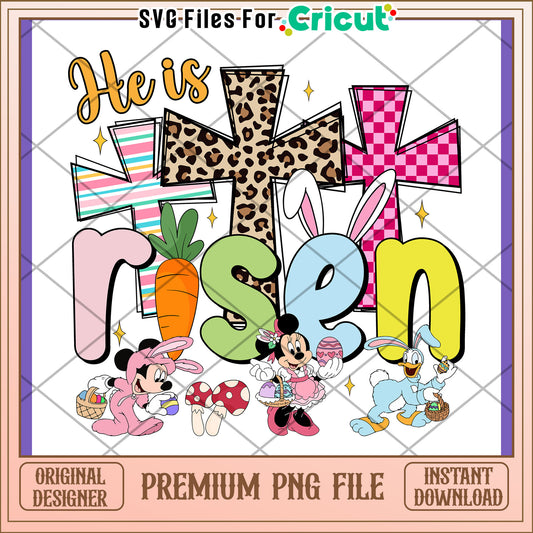 Easter PNG Design He is Risen