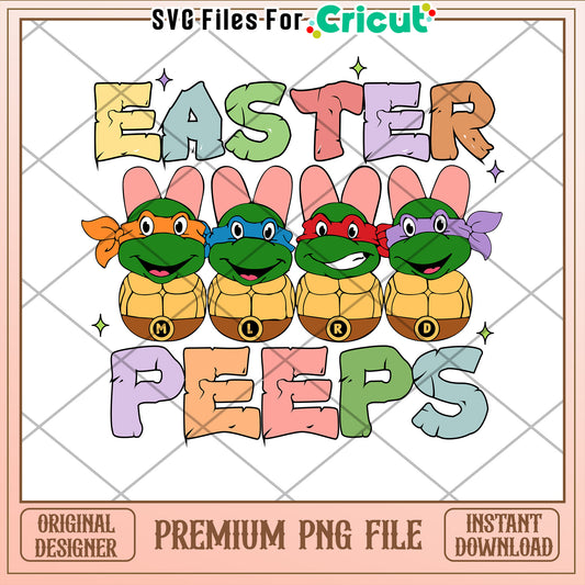 Easter Peeps Ninja Turtles PNG