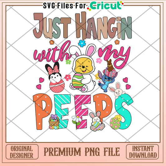 Easter Peeps PNG Design Instant Download