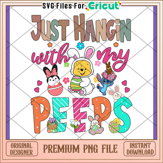 Easter Peeps PNG Design Instant Download