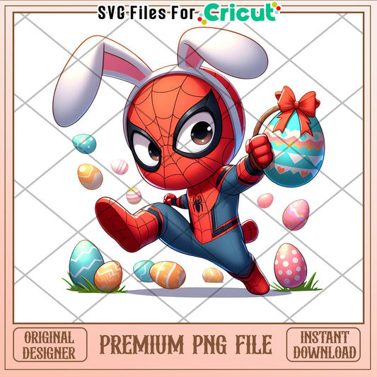 Easter Spider-Man PNG Cricut File