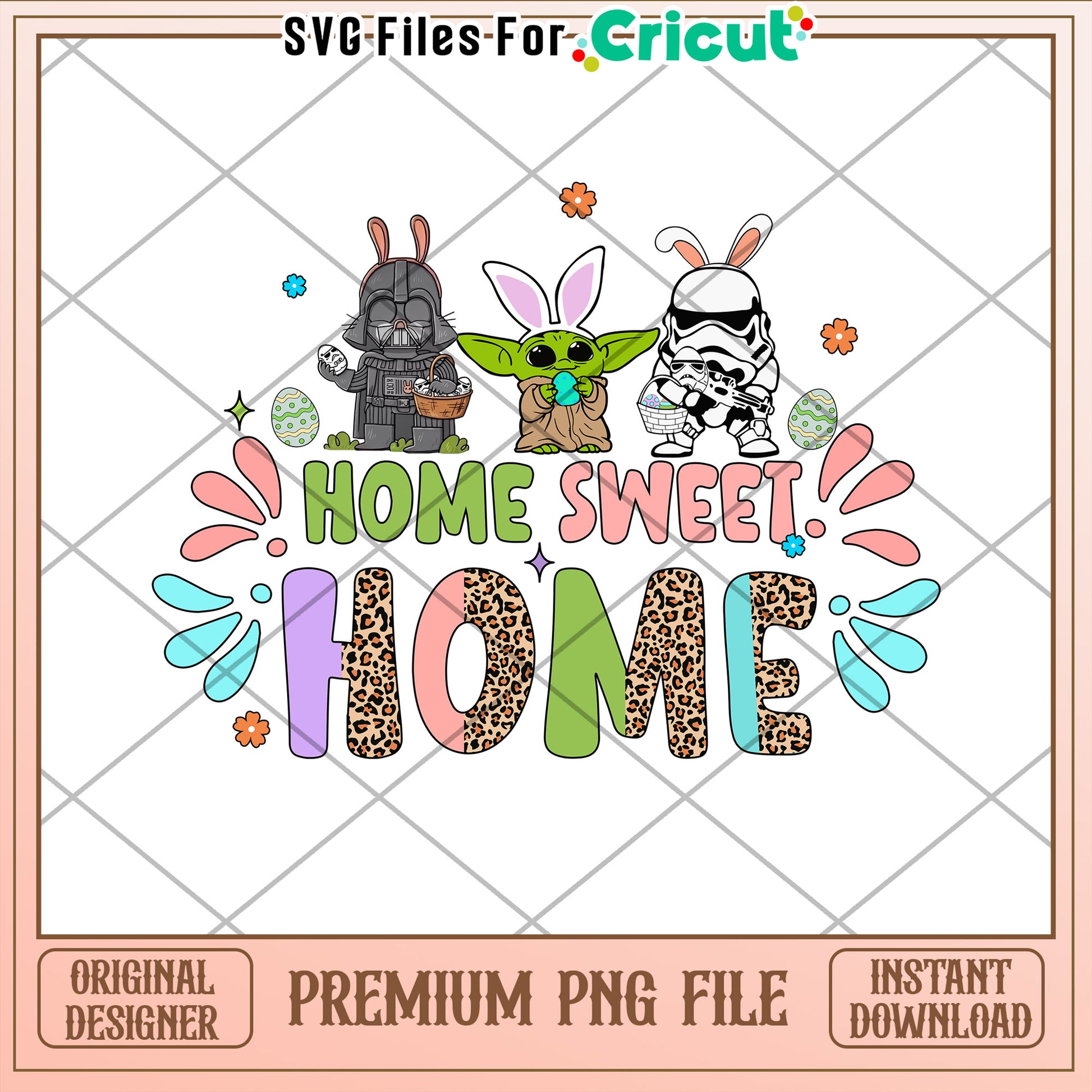 Easter Star Wars Home Sweet Home PNG