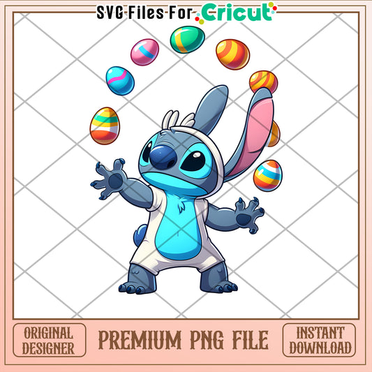 Easter Stitch PNG Instant Download