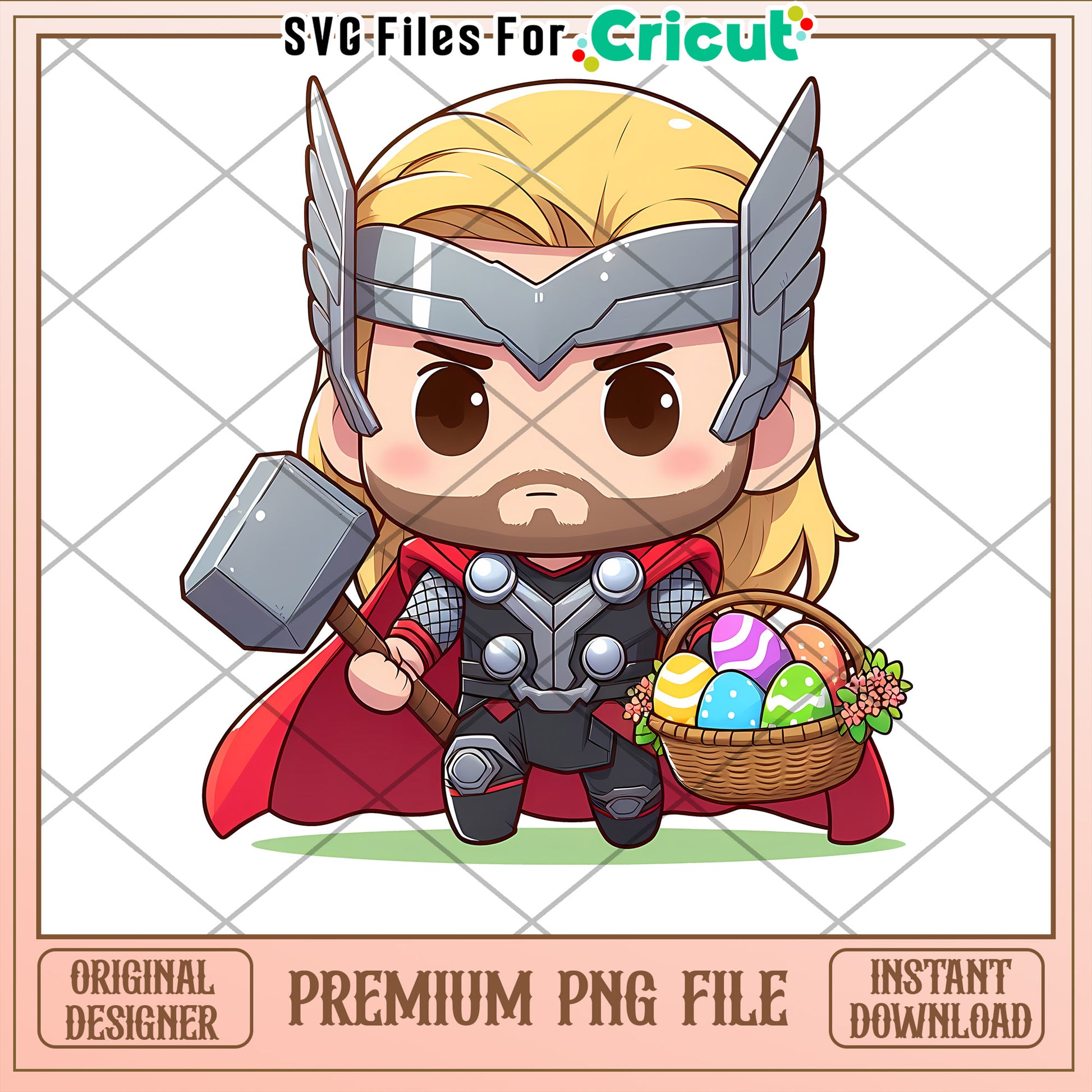 Easter Thor PNG Cricut Premium Download