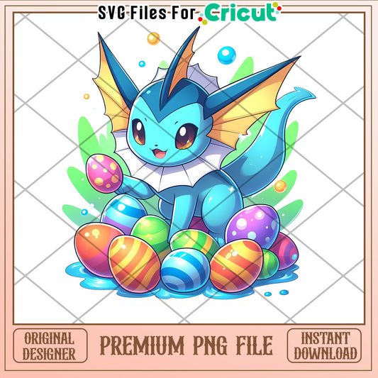 Easter Vaporeon PNG Cricut Design