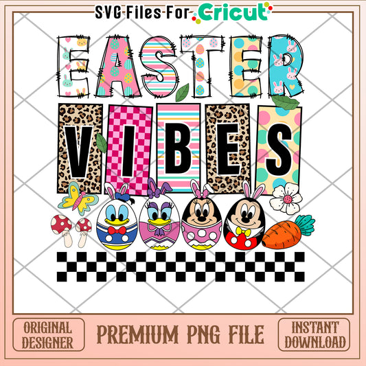 Easter Vibes PNG Sublimation Design