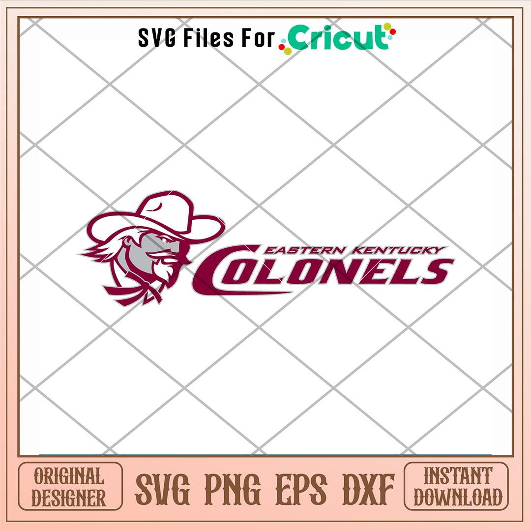 Eastern Kentucky Colonels Logo Svg, Eastern Kentucky Colonels Svg, NCAA Svg