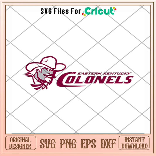 Eastern Kentucky Colonels Logo Svg, Eastern Kentucky Colonels Svg, NCAA Svg