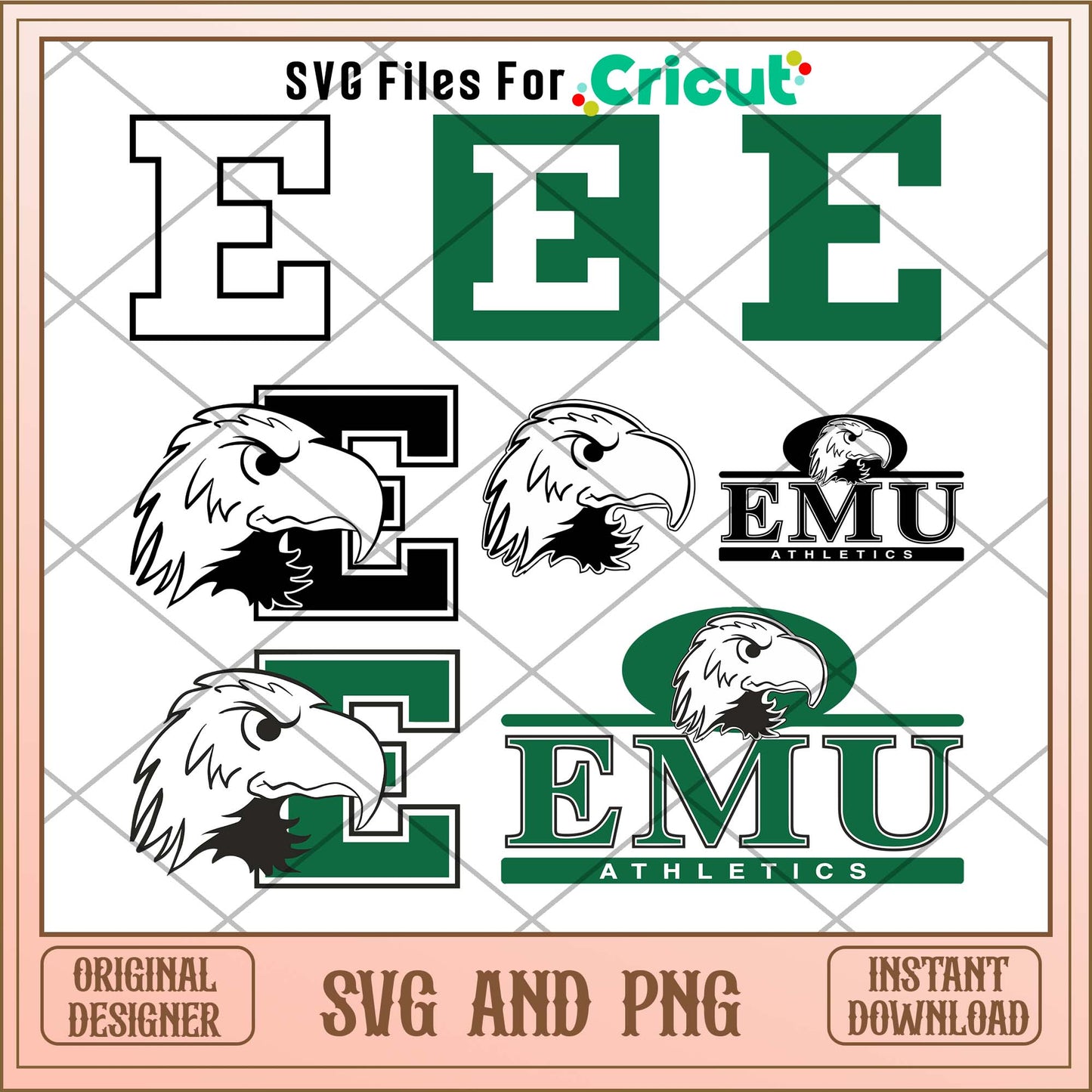 Eastern Michigan Eagles svg, Eastern Michigan Eagles svg bundle, NCAA svg 