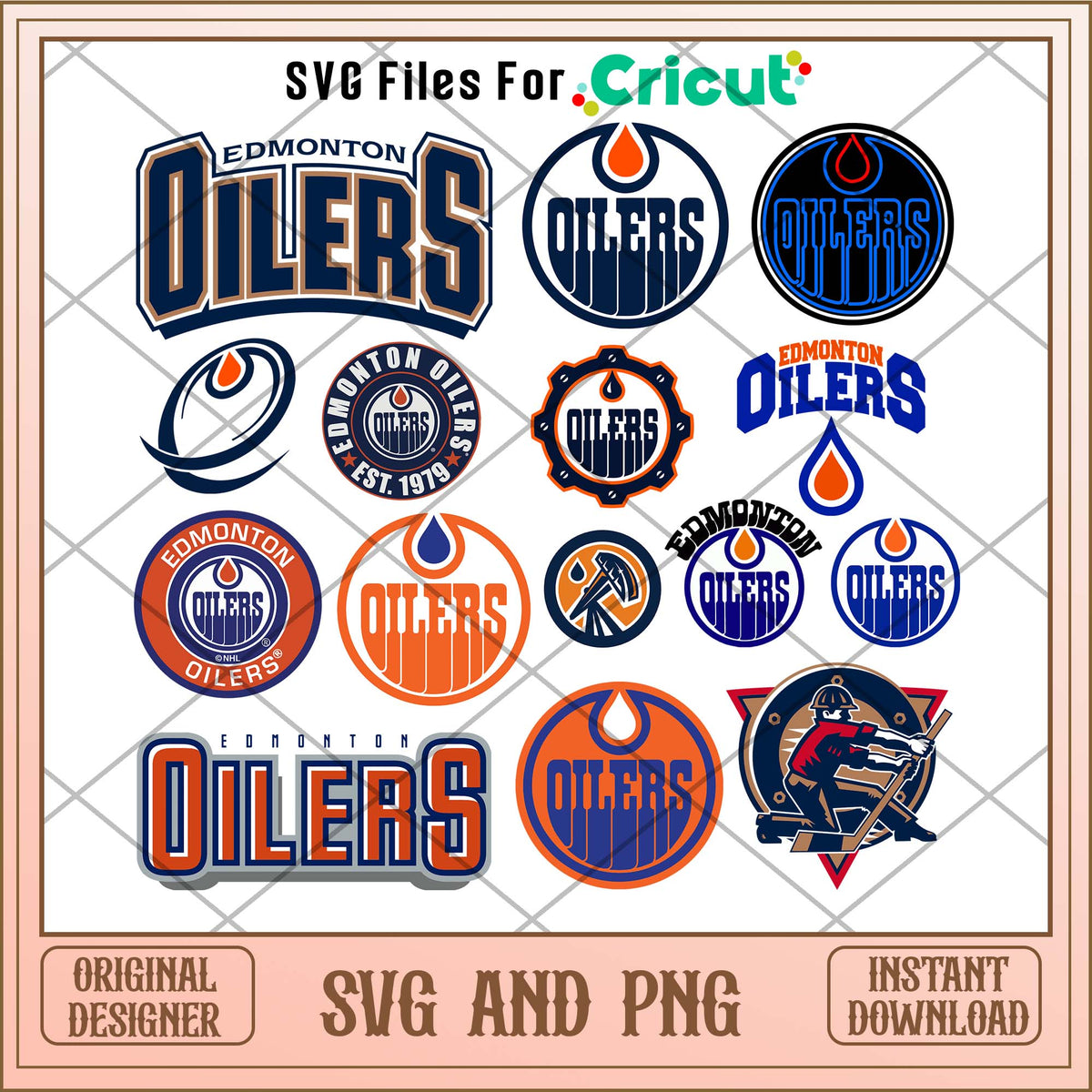 Oilers Font Numbers Edmonton Oilers svg, Edmonton Oilers svg bundle, NHL svg – svg files ...