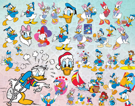 Donald Duck svg bundle