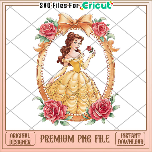 Elegant princess in yellow dress, perfect for creative projects