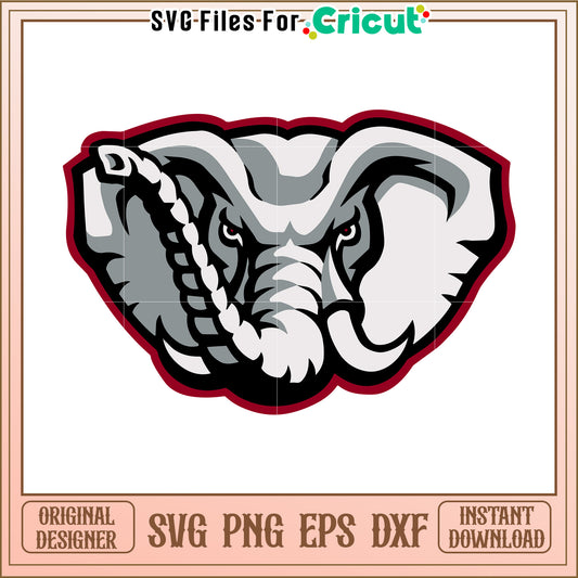 Elephant SVG Design for Cricut, Perfect for Crafts and DIY Projects