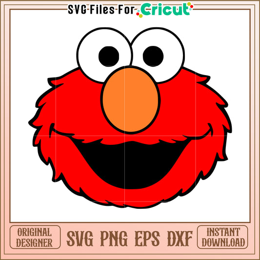 Elmo characters svg, sesame street svg, sesame cartoon svg