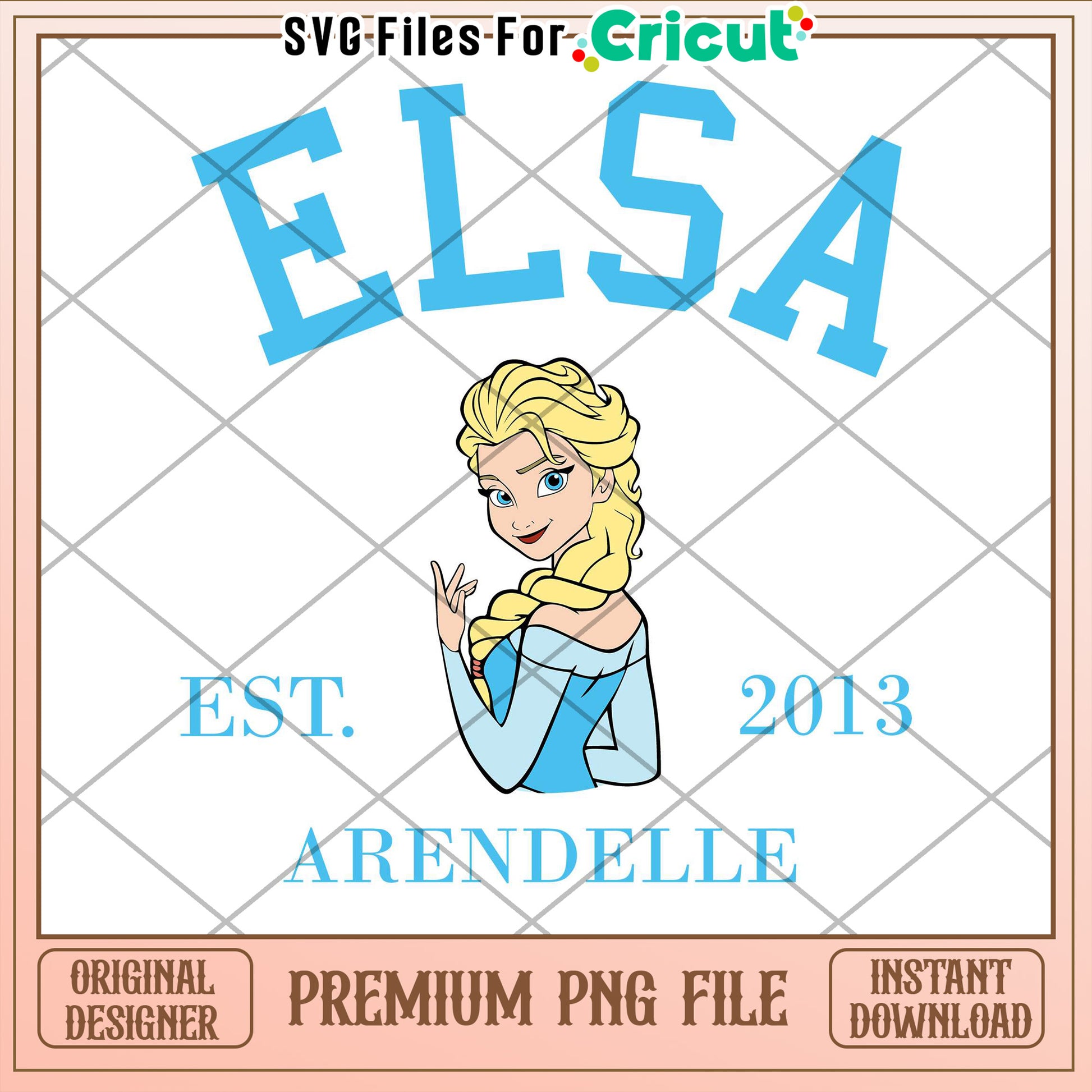 Elsa Arendelle PNG Design 2013