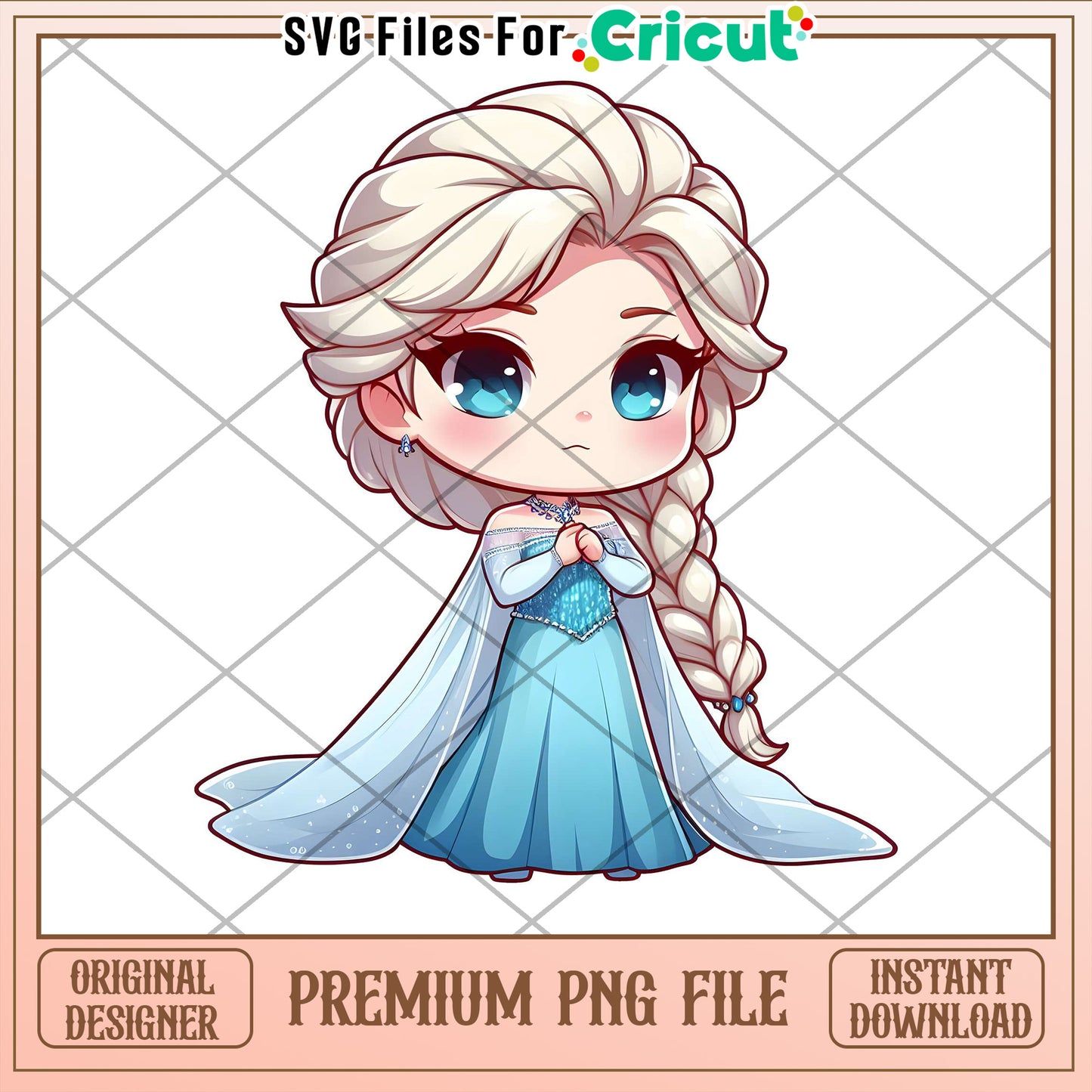 Elsa PNG Premium Cricut Design