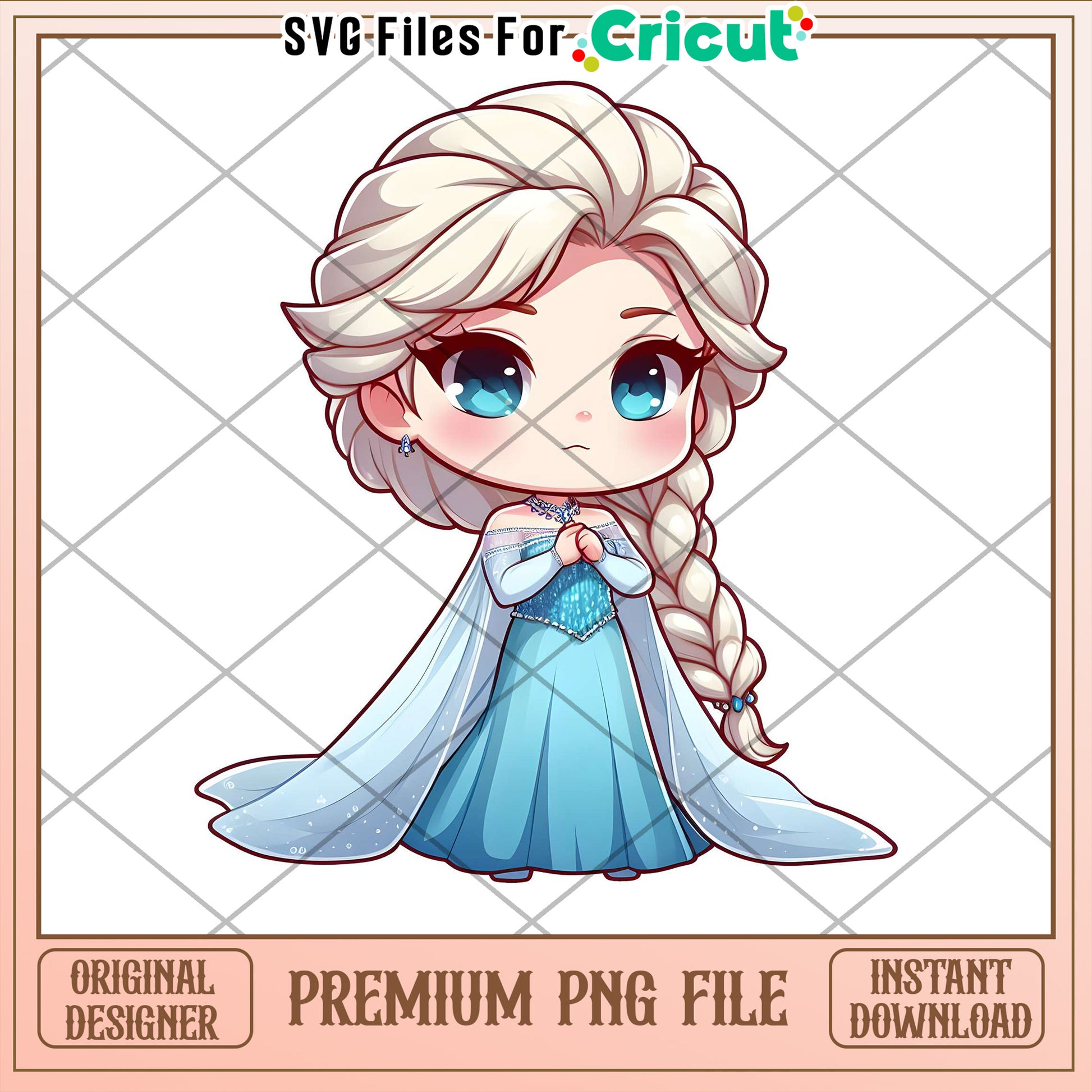 Elsa PNG Premium Cricut Design