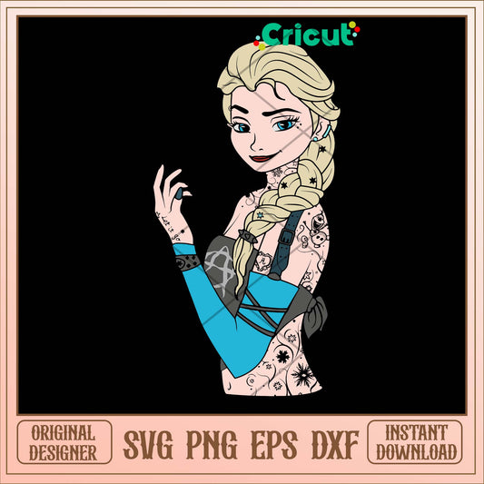 Elsa Tattoo Svg