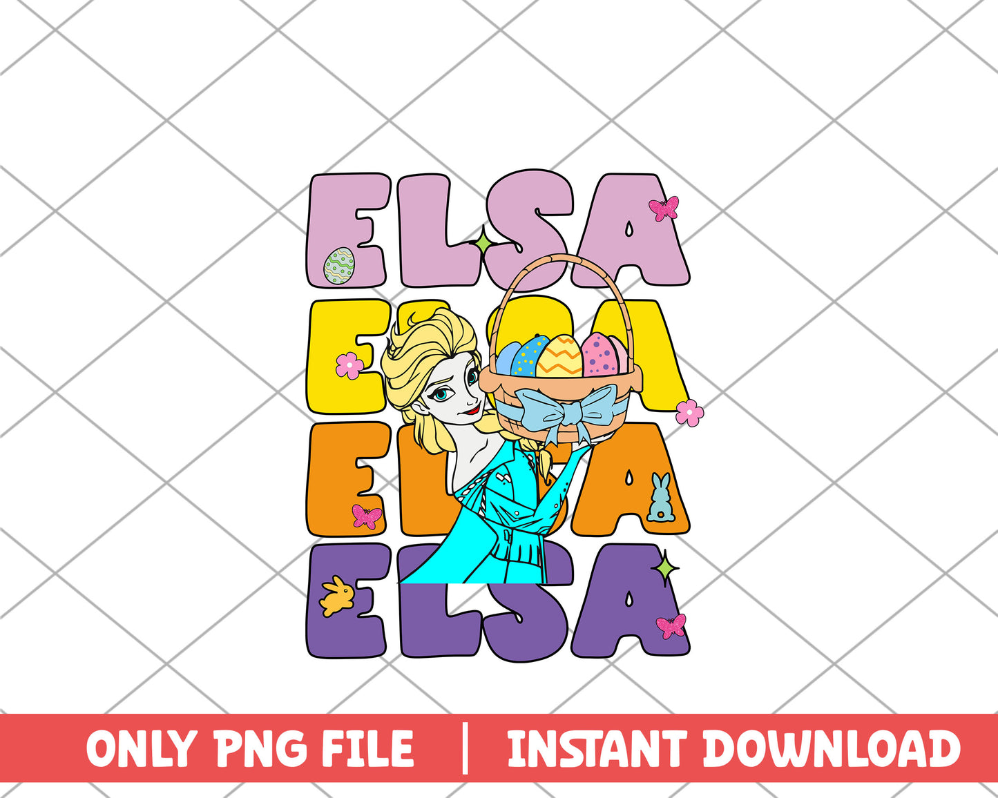 Elsa princess easter png